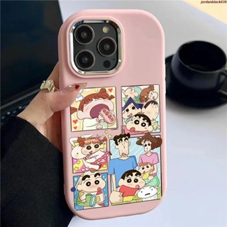 廠家直發💥保護殼 蠟筆小新蘋果15promax手機殼iphone14pro13/12矽膠xs軟殼新款