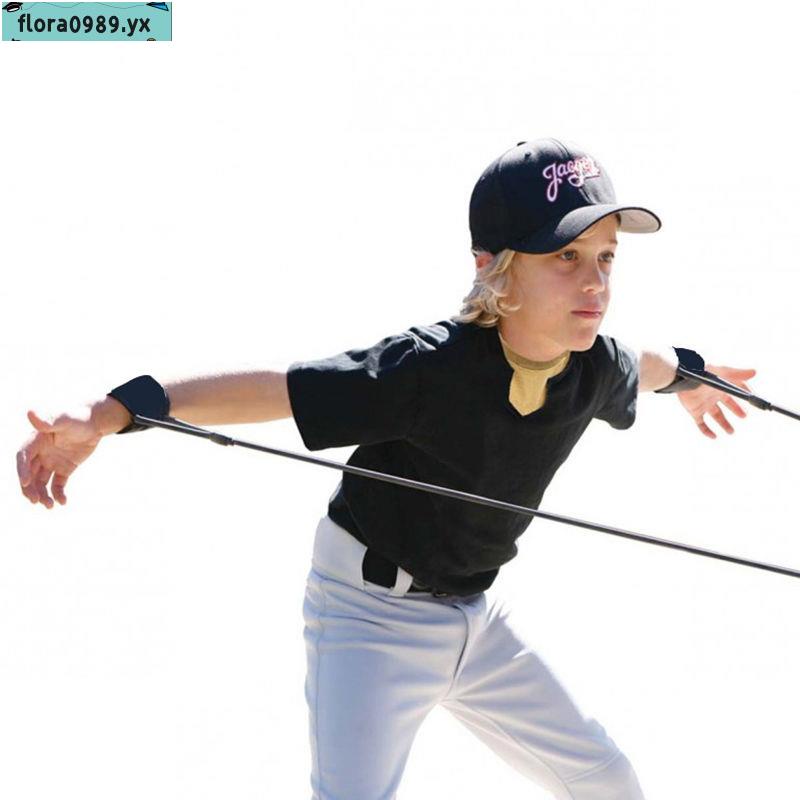 人氣商品#棒球壘球投擲臂力訓練阻力帶拉伸運動彈力繩多功能腿