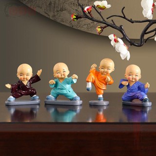 【GSK】擺件 擺飾 沙彌小和尚家居擺件創意客廳辦公室桌面裝飾工藝品電視櫃玄關佈置