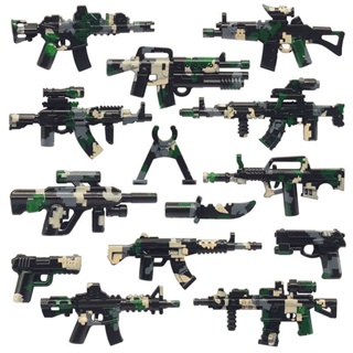 模型 玩具 兼容樂高積木槍小型士兵人仔拼裝搭配玩具沖鋒槍步槍男孩益智禮物