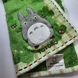 現貨 日本 龍貓 TOTORO 刺繡 全棉 手帕 小方巾 毛巾 25x25 毛巾 禮物