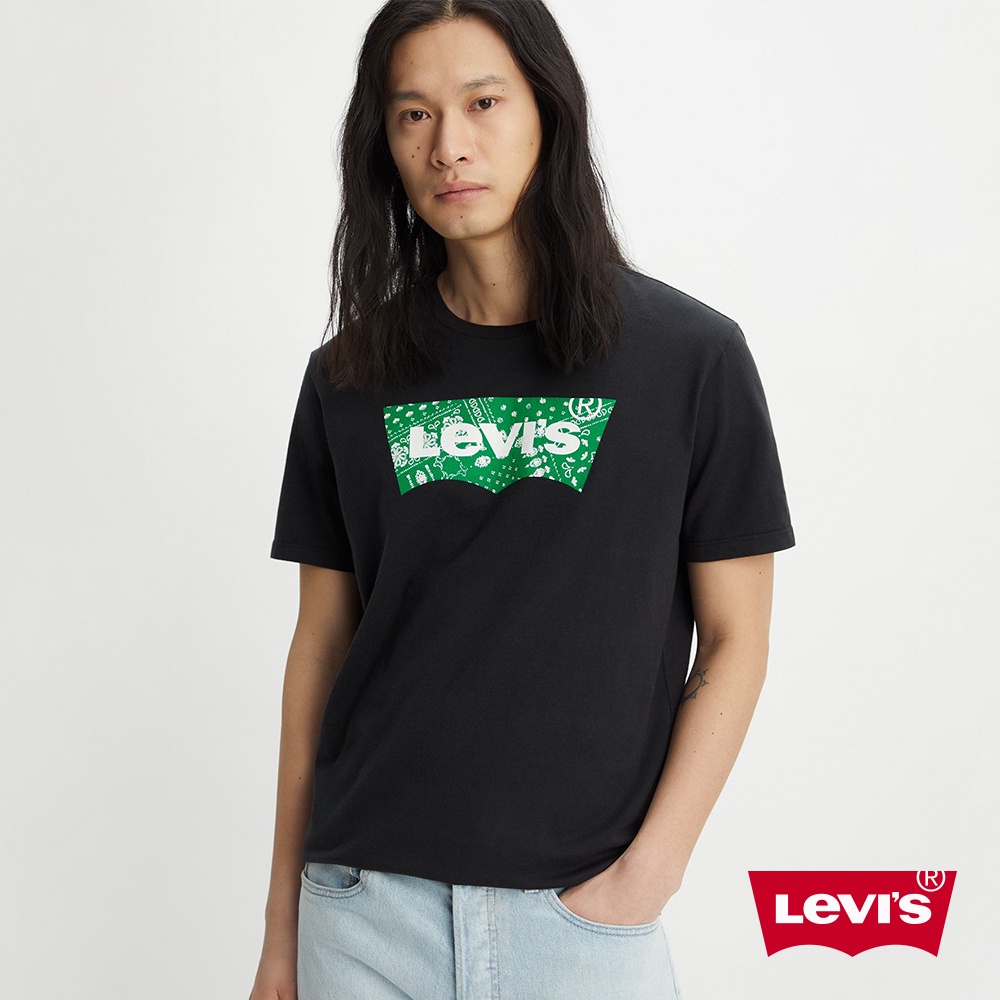 Levis 合身版短袖T恤 / 變形蟲經典Logo 黑 男款 22491-1328 人氣新品