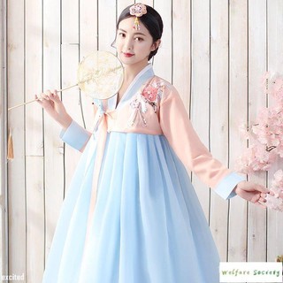 【新款】傳統韓服 韓服女裝 朝鮮演出服 韓服女 舞蹈民族風宮廷服 套裝 寫真 韓服套裝 韓服 漢服服裝