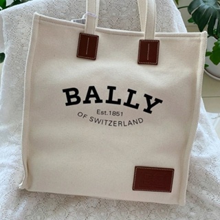 BALLY 巴利趙露思 同款 帆布包 時尚 休閒 百搭 大容量 購物袋 托特包