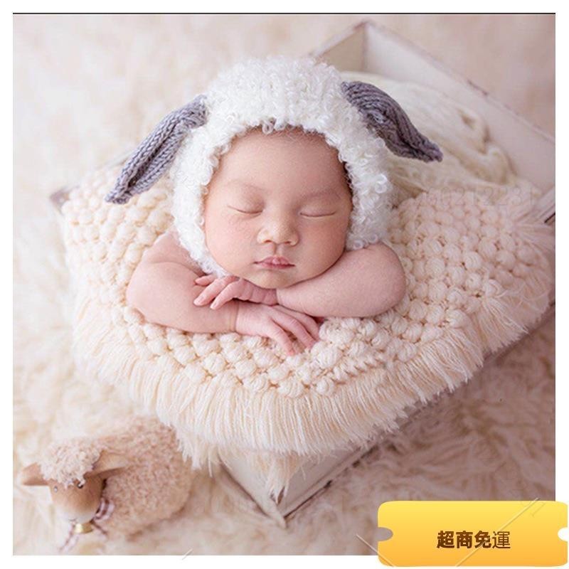 熱賣✨ 2024新生兒毛毯背景墊百天照攝影針織毯 嬰兒童拍照鋪墊毯道具鳳梨毯 拍照道具 寶寶拍照背景布 嬰兒拍照背景 寫