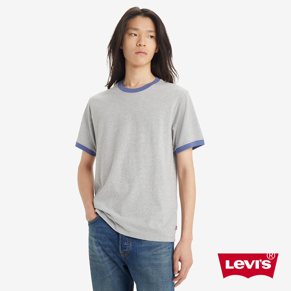 Levis 短袖T恤 / 運動滾邊 / 撞色款 男款 A7702-0002 人氣新品