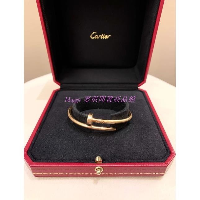 Cartier 卡地亞 JUSTE UN CLOU系列 18K黃金手鐲 寬版 釘子手環 B6048217