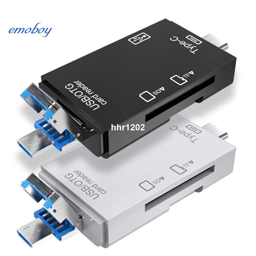USB讀卡器多功能type-c手機OTG/SD/TF/隨身碟高速適配器hhr1202