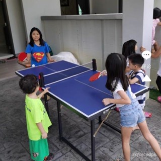 工廠直銷 免運下殺小學生迷你乒乓球桌簡易乒乓球臺折疊傢用室內兒童小型便攜式學習比賽案闆 乒乓球桌 球桌 可折疊球桌