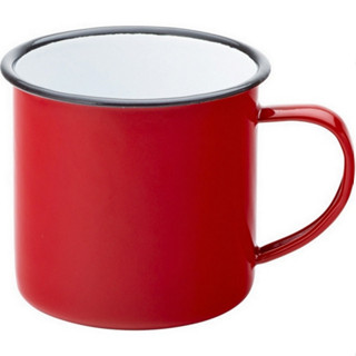台灣現貨 英國《Utopia》琺瑯馬克杯(紅300ml) | 水杯 茶杯 咖啡杯 露營杯 琺瑯杯