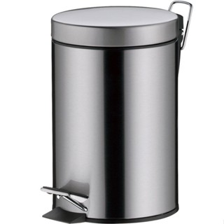 台灣現貨 德國《KELA》Impronta腳踏式垃圾桶(霧銀3L) | 回收桶 廚餘桶 踩踏桶