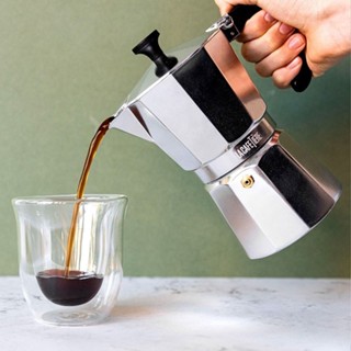 台灣現貨 英國《La Cafetiere》義式摩卡壺(銀6杯) | 濃縮咖啡 摩卡咖啡壺