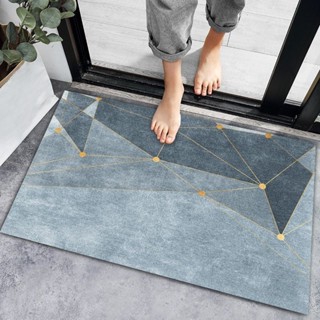Mats for Door Anti-slip Carpet Rug Geometric Print Floor Mat