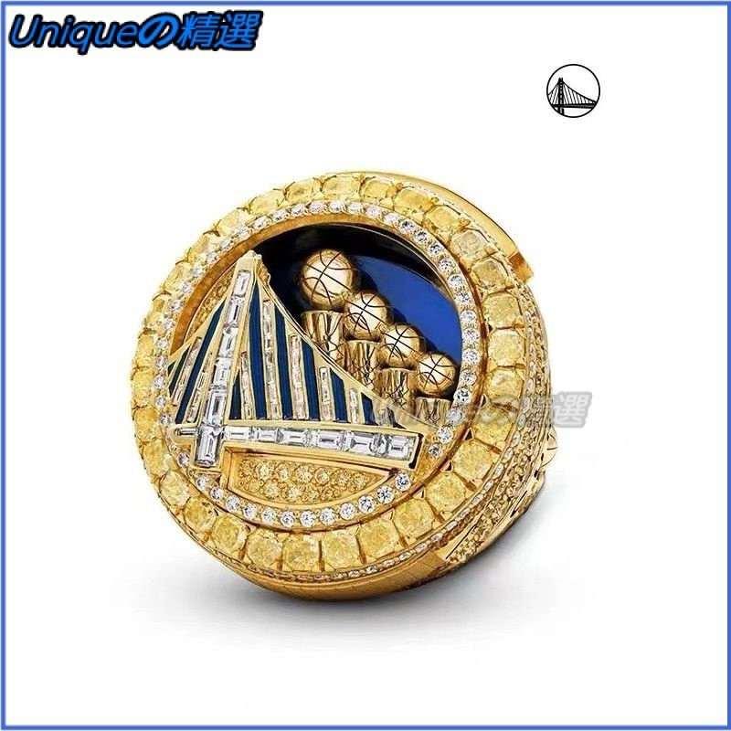 可開發票歐美NBA勇士庫裏總冠軍戒指2022年新款禮物球迷飾品手辦指環