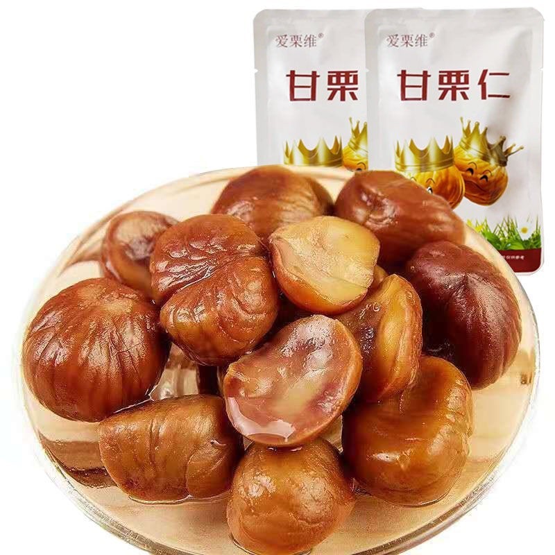 優選【300g/500g】板栗仁 甘栗仁 栗子仁 栗子 免剝殼栗子 去殼熟製油栗仁 板栗 即拆即食板栗仁