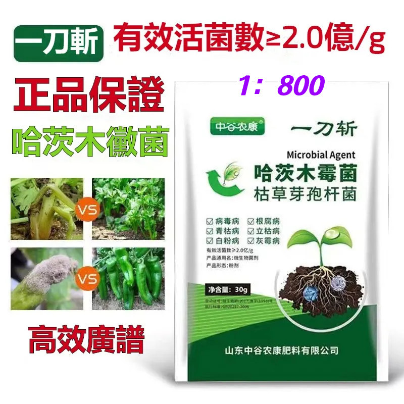 【正品全網超低價】進口 哈茨木黴菌 微生物菌劑  枯草芽孢桿菌 農用 抑菌肥 白粉 水果 豆類 瓜類 水稻 瓜果 蔬菜