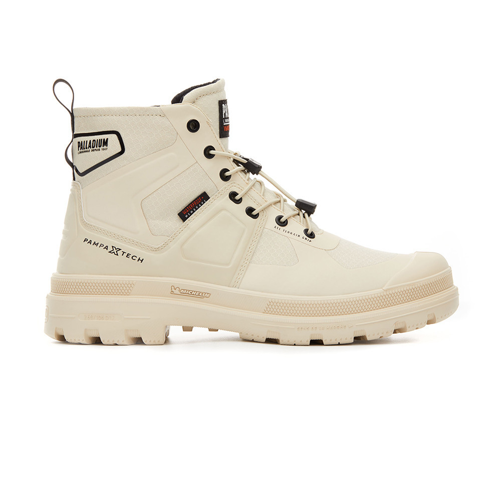 Palladium Pampa Tech Exp Wp+ 男女 奶油 米其林聯名 橘標 防水 休閒鞋 74067-210