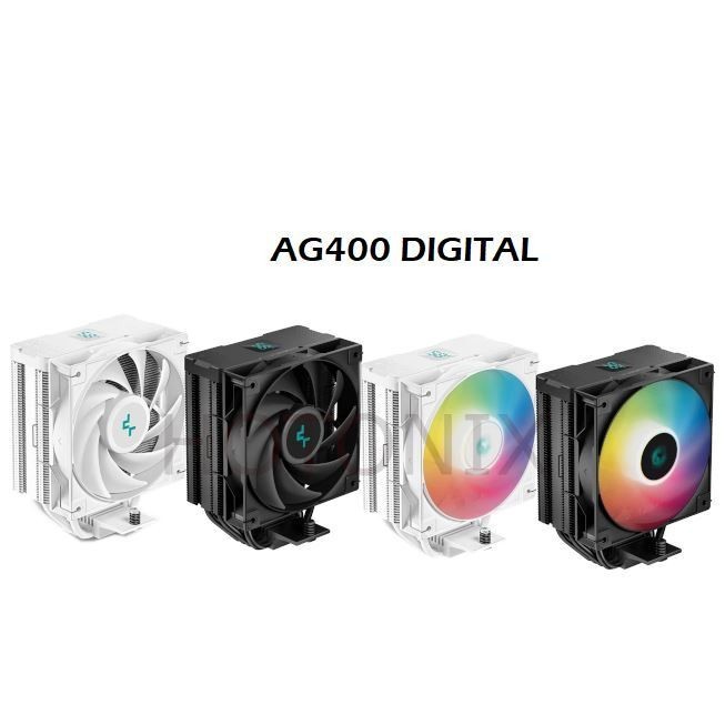 ❦Deepcool AG400 DIGITAL CPU 空氣冷卻器單塔 4 熱管 CPU 溫