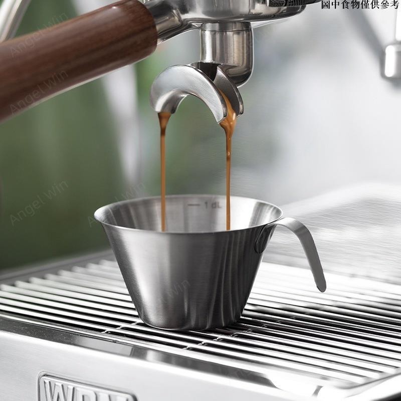 ✈️桃園出貨✈️ 不鏽鋼量杯 espresso濃縮咖啡杯 小量杯 小奶盅 304不鏽鋼 100ml 澤田杯 盎司杯 萃取
