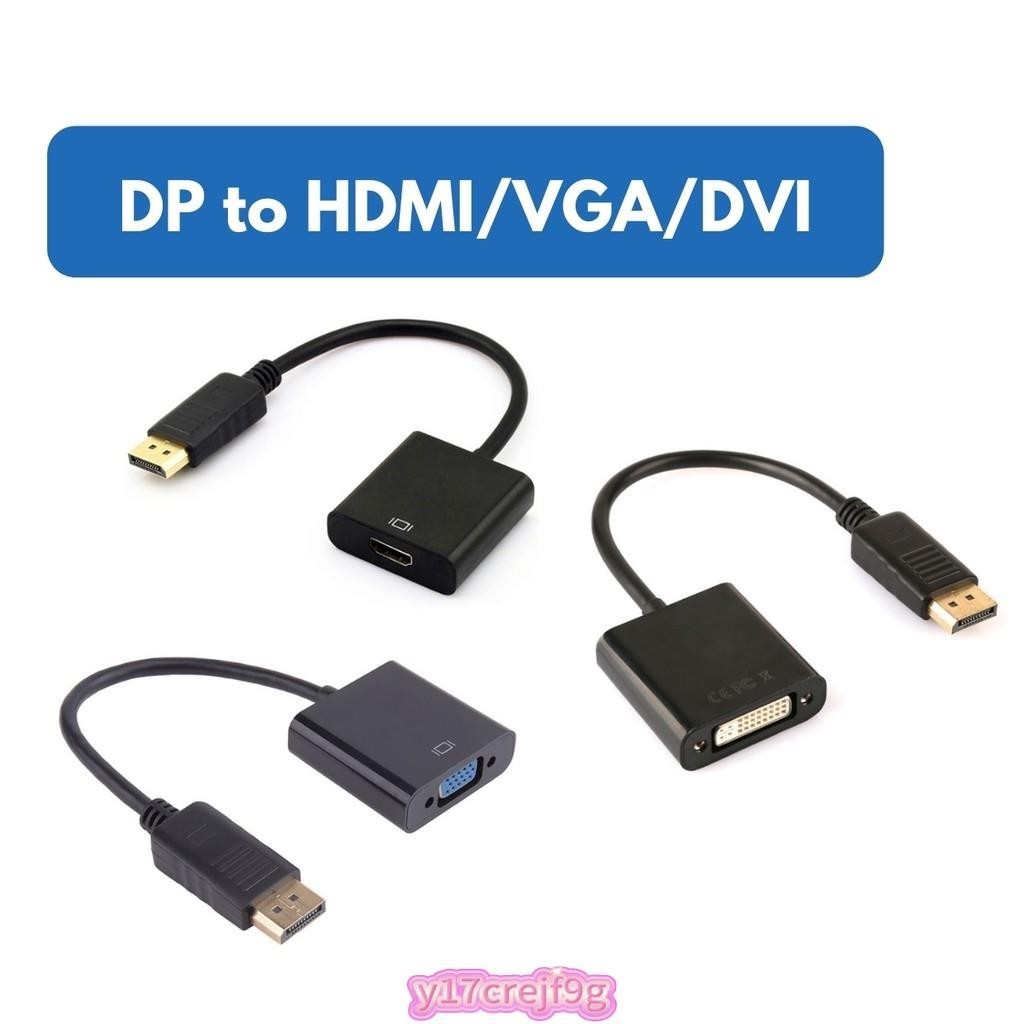 1080P Display port DP to HDMI VGA DVI Adapter Cable