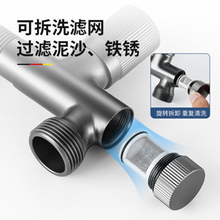 {歆慧}全銅博世西門子美的洗衣機洗碗機專用水龍頭家用全自動滾筒6分口