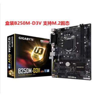 新到：盒裝 技嘉Gigabyte/技嘉 B250M-D3V 支持M.2 六代 七代 750