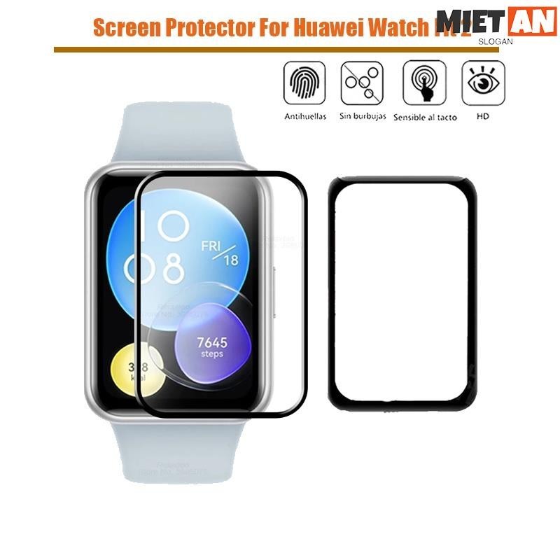 MIETAN-華為 適用於 Huawei watch fit 2 Fit2 的屏幕保護膜 3D MA 曲面高清全覆蓋膜