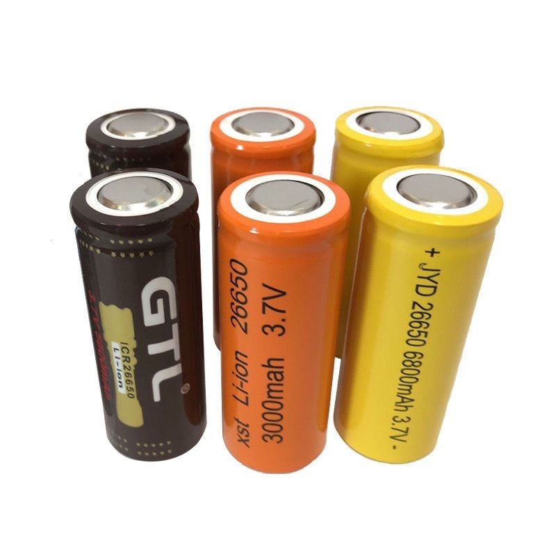 動力電池 電池 工廠直銷26650電池電池大容量18650充電電池強光手電廠家直銷價