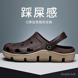 🚀臺灣熱賣 夏季拖鞋 cross洞洞鞋 男鞋止滑防滑鞋 克駱格拖鞋 戶外防水涼鞋 沙灘鞋海灘鞋 舒適百搭布希鞋