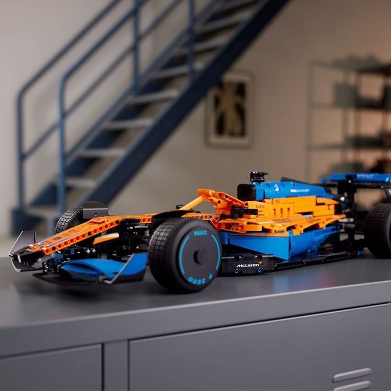 樂高拼裝遙控賽車 兼容樂高邁凱倫f1賽車42141方程式科技機械組高難度拼裝積木玩具
