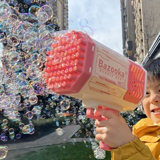 火箭燈光泡泡機新品網紅全自動吹泡泡兒童玩具3歲