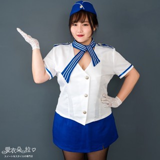 大尺碼空姐制服 XL-3XL 角色扮演OL空姐服飾 台灣現貨