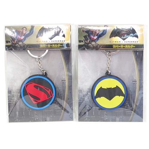 風和屋💖日本正版 DC 鑰匙圈 超人 蝙蝠俠 吊飾 橡膠鑰匙圈 M11