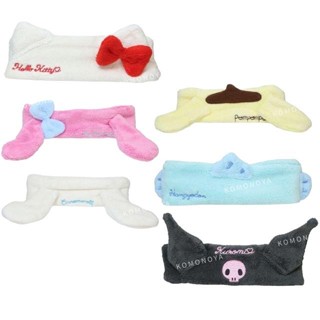 【現貨】小禮堂 Sanrio 三麗鷗 造型絨毛吸水髮帶 (耳朵款) Kitty 酷洛米 大耳狗