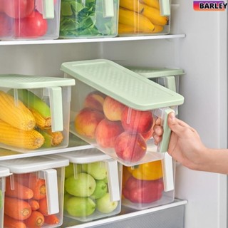 大麥-廚房用品冰箱收納盒級保鮮盒冰箱專用帶把手收納盒