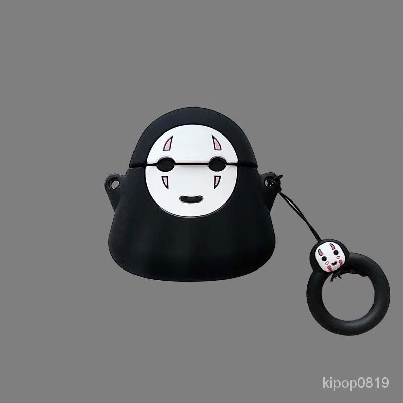 卡通 宮崎駿動漫 無臉男 airpods3 保護套 適用於 AirPods 1/2代 AirPods pro 藍牙耳機