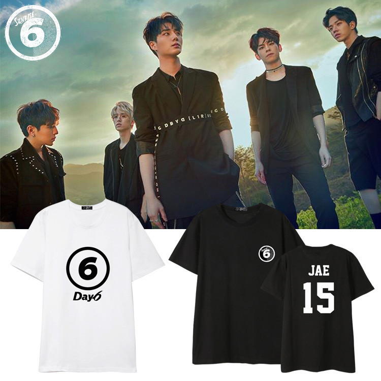 ㊣☀熱賣#DAY6組合專輯SUNRISE樸再興尹度云t恤男女短袖上衣 T恤 衛衣外套 大學T3396