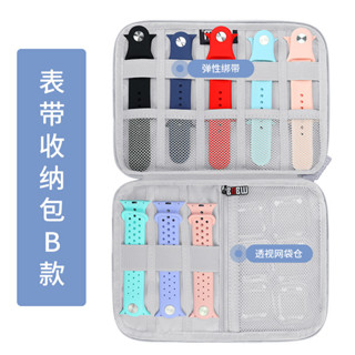 ✔錶帶收納✔ BUBM適合蘋果iwatch錶帶收納apple watch錶帶收納盒華為 小米 平果數據線收納包2892