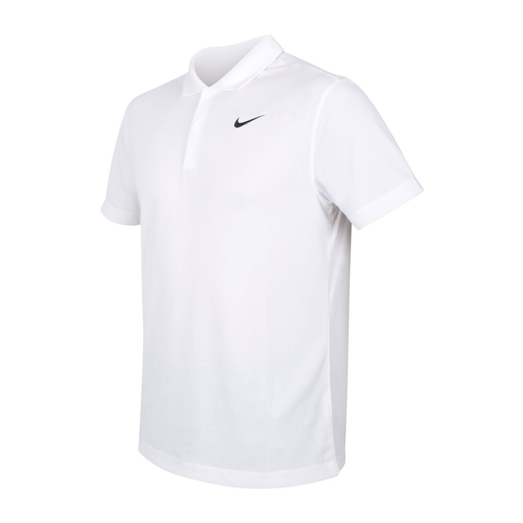 NIKE 男短袖POLO衫(運動 休閒 上衣 高爾夫 網球 Dri-FIT「DH0858-100」 白黑