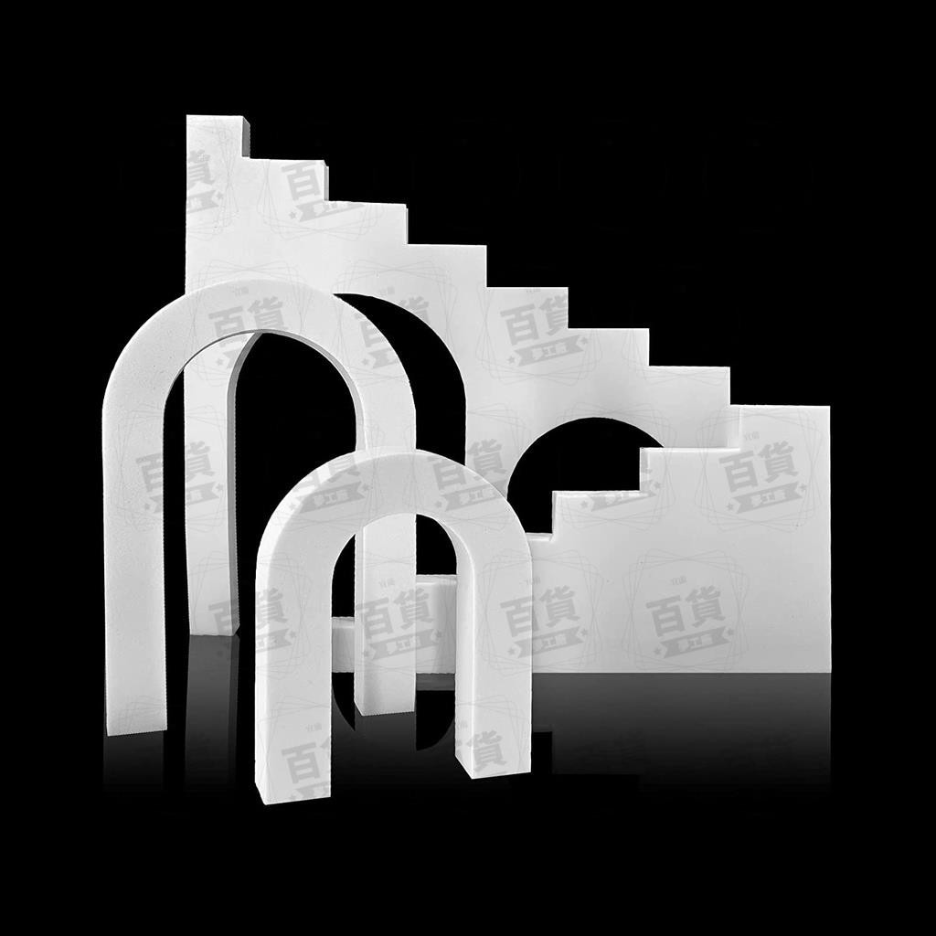台灣出貨☕梯子組合攝影背景道具,幾何立方體拍照套裝,立體硬泡沫裝飾背景,口紅擺飾,首飾