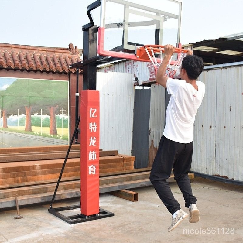 【廠傢 直銷】宏昱成人戶外落地式籃球架兒童傢用室內標準可移動可陞降籃球框 2E1R