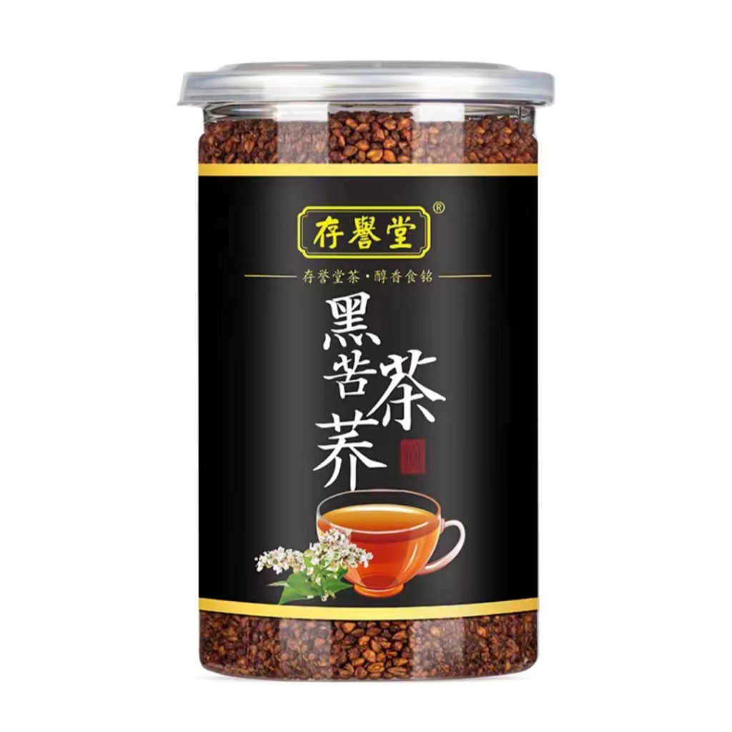 【韻茶館】野生黑苦蕎茶麥茶養生茶500g/罐