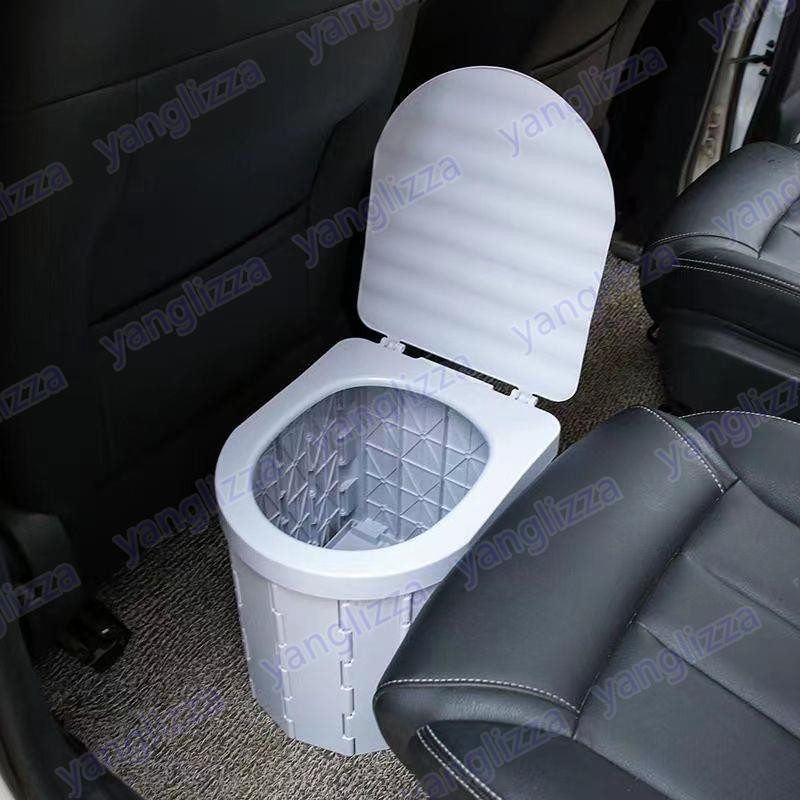 折疊馬桶出行車用便攜式戶外露營廁所自駕游應急馬桶可移動坐便器限時特價99
