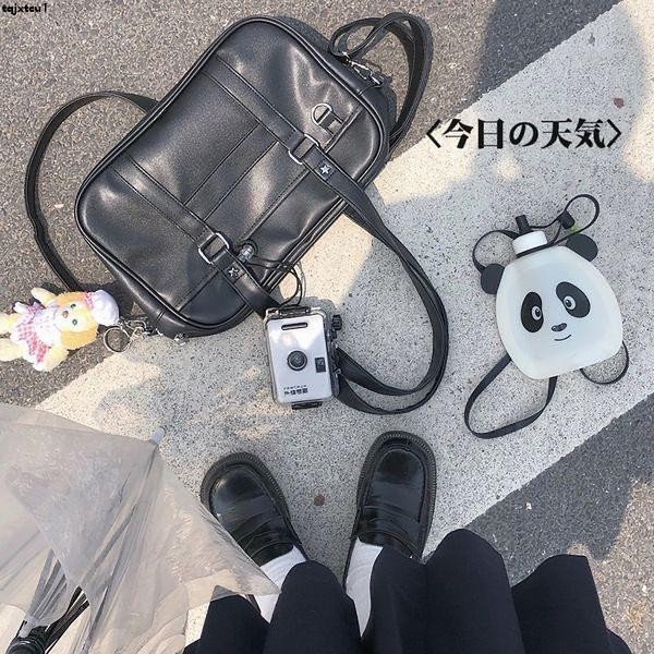 【升級PU款】日系原創基礎JK制服包 斜挎小方包 手提單肩學院生 日系斜背包 日系包包 制服包 方包 小方包