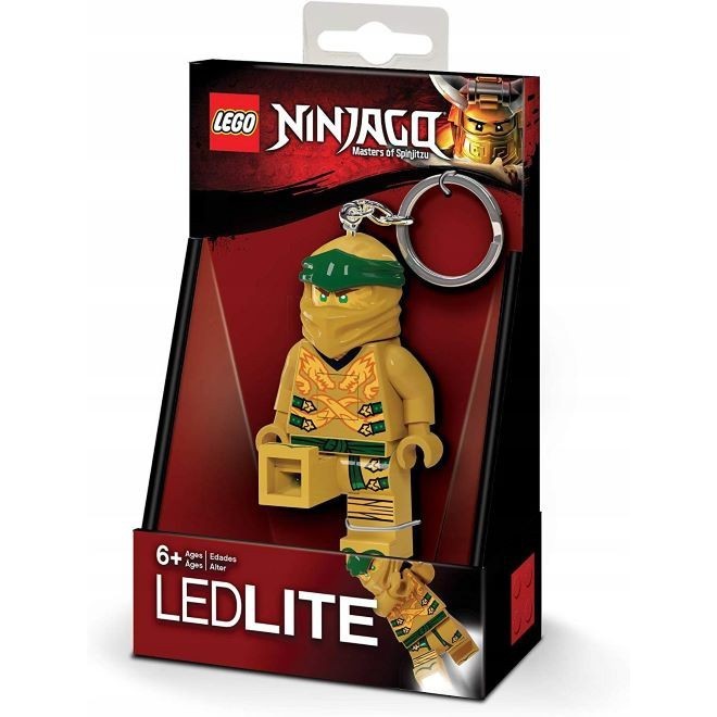 LEGO LGL-KE153 黃金忍者鑰匙圈燈 鑰匙圈手電筒 (LED)【必買站】樂高文具周邊系列
