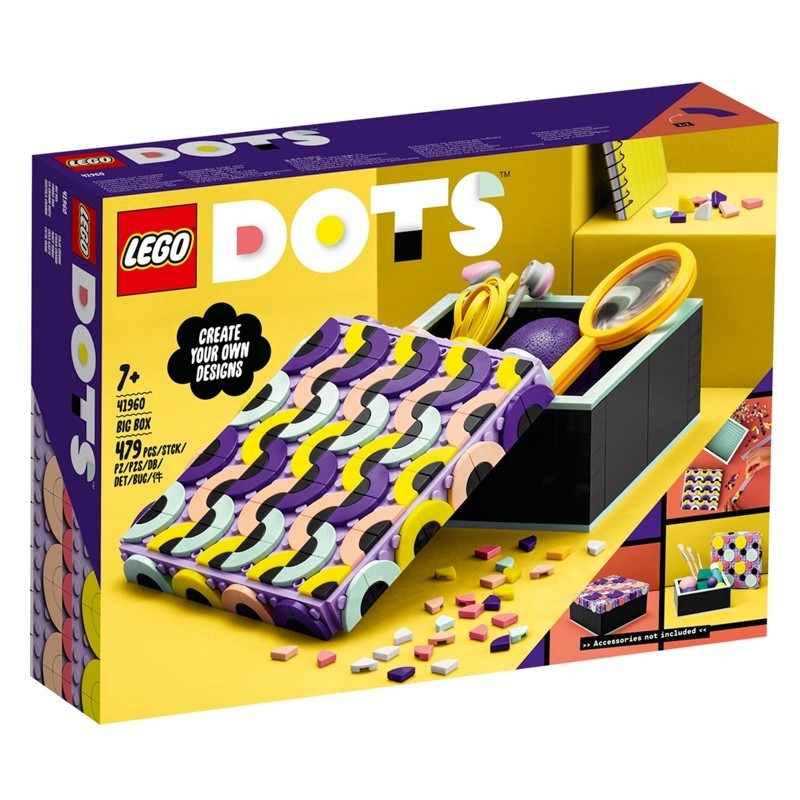 LEGO 41960 大型豆豆收納盒 樂高DOTS系列【必買站】樂高盒組