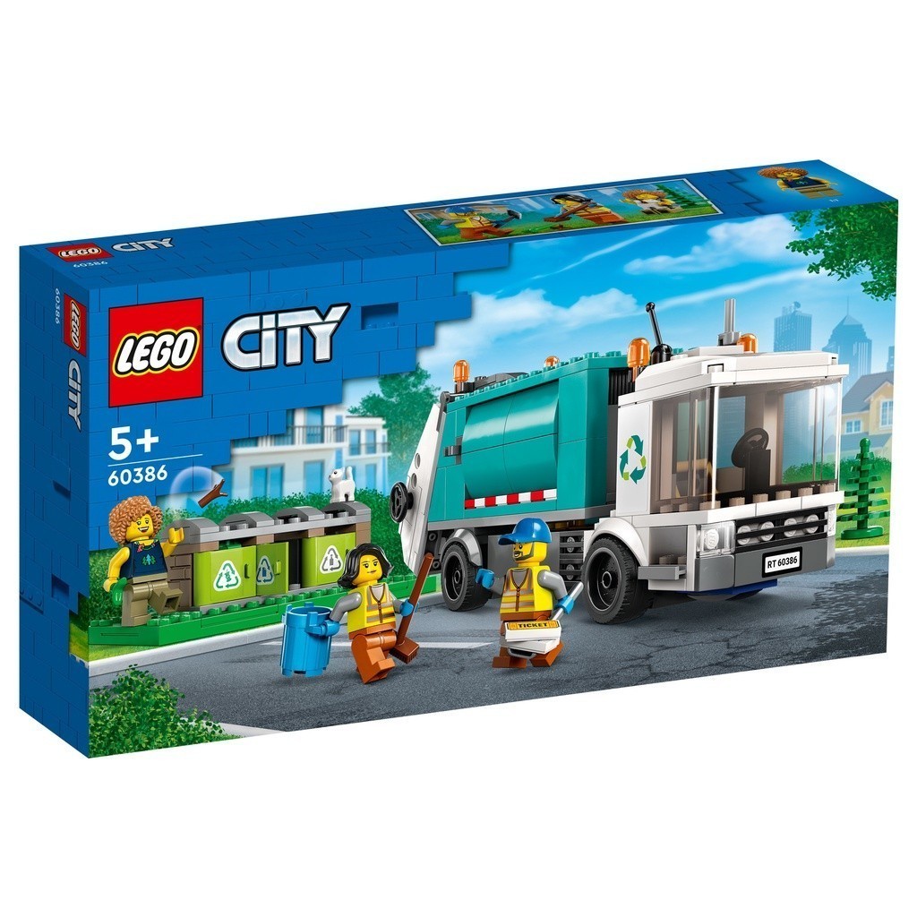 LEGO 60386 資源回收車 城市系列【必買站】樂高盒組
