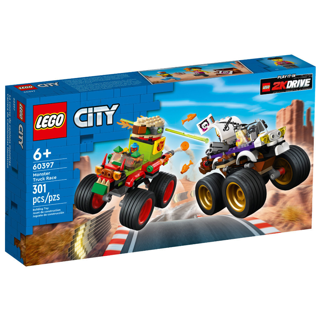 LEGO 60397 怪獸卡車大賽 城市系列【必買站】樂高盒組