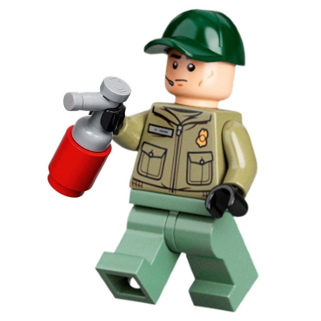 LEGO人偶 JW091 野生動物守衛(76944) 侏羅紀世界系列【必買站】樂高人偶