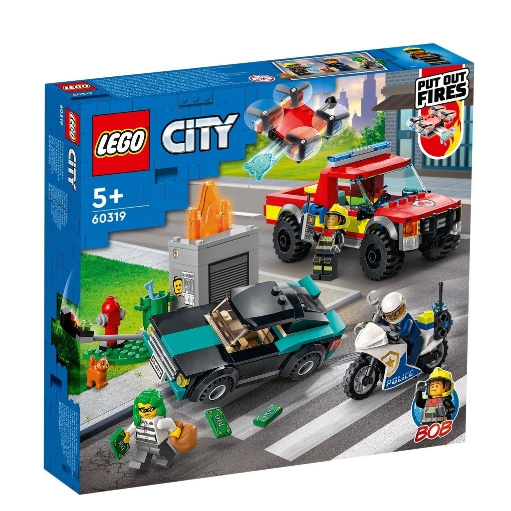 LEGO 60319 消防救援和警察追捕行動 城鎮系列【必買站】樂高盒組